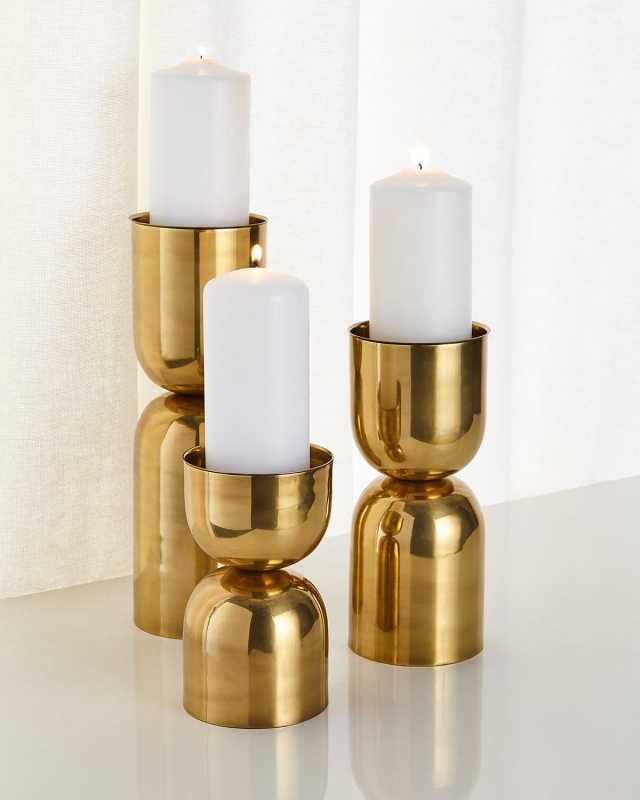 Candlesticks, Set of 3